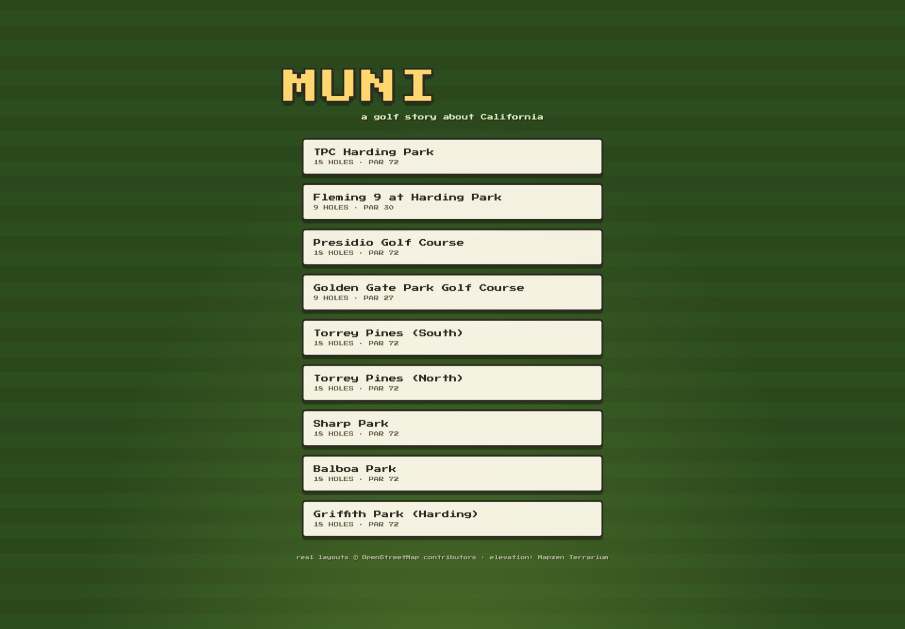 MUNI · golf